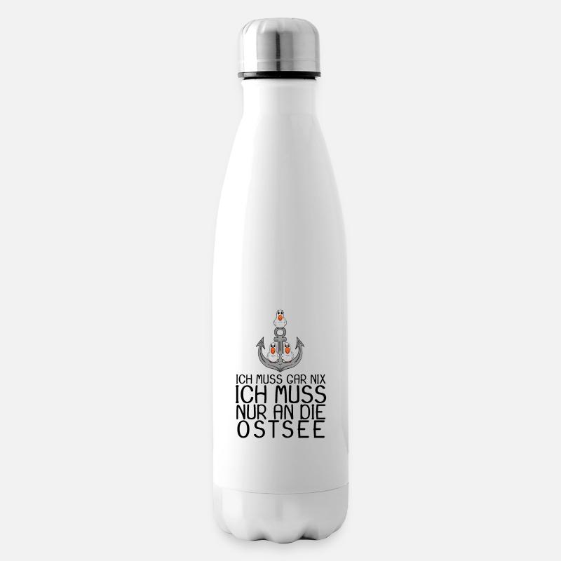 Ostsee Urlaub Geschenk - Isolierflasche - Weiß