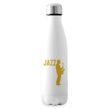 jazz we can - Bouteille isotherme - blanc - Droite