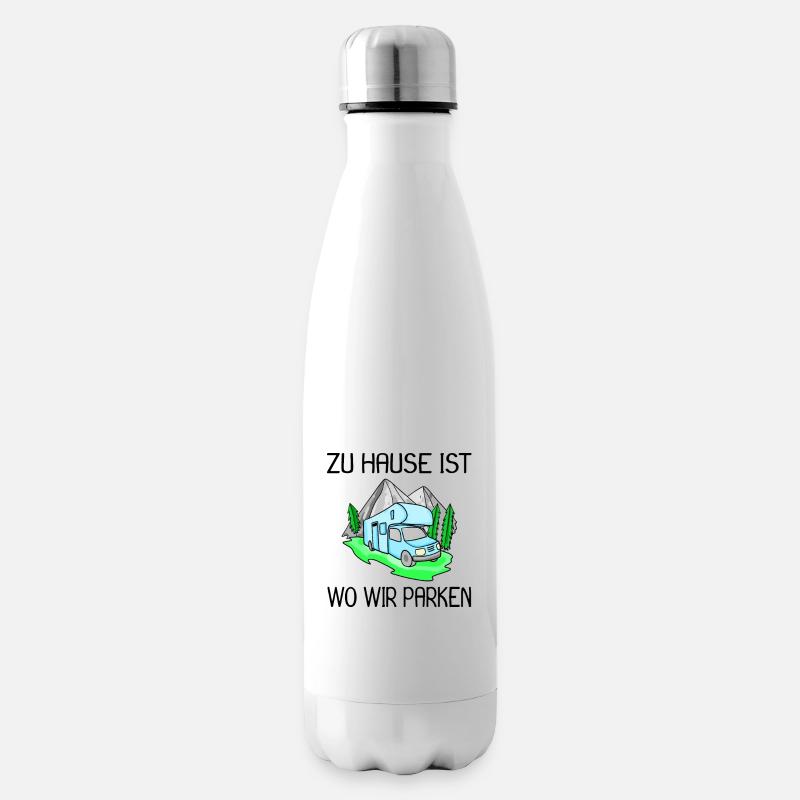 Wohnmobil Wohnwagen Camping - Isolierflasche - Weiß