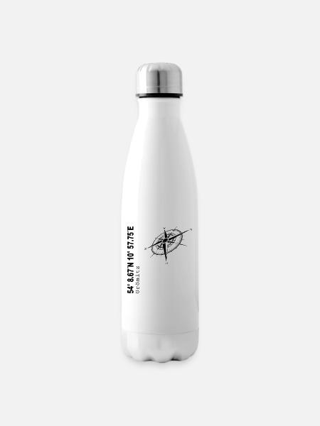 Grömitz - Isolierflasche - Weiß