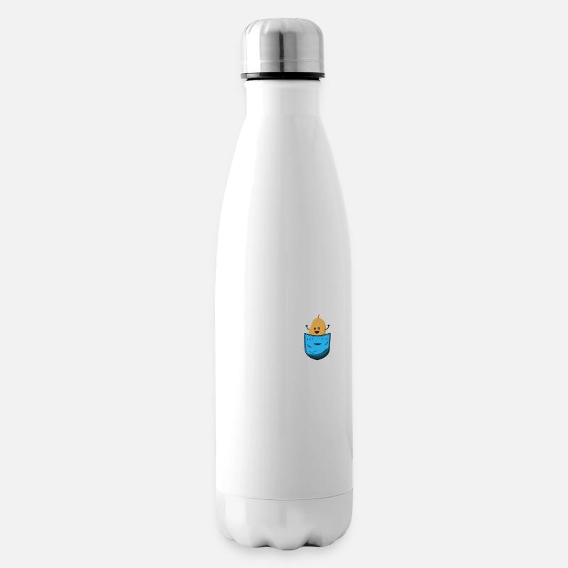 Kartoffel - Isolierflasche - Weiß