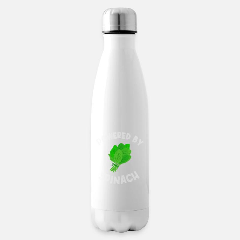 Cadeau épinard - Bouteille isotherme - blanc