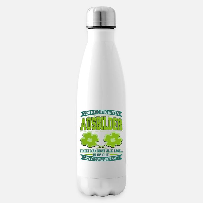 Bester Ausbilder Danke Ausbildung - Isolierflasche - Weiß