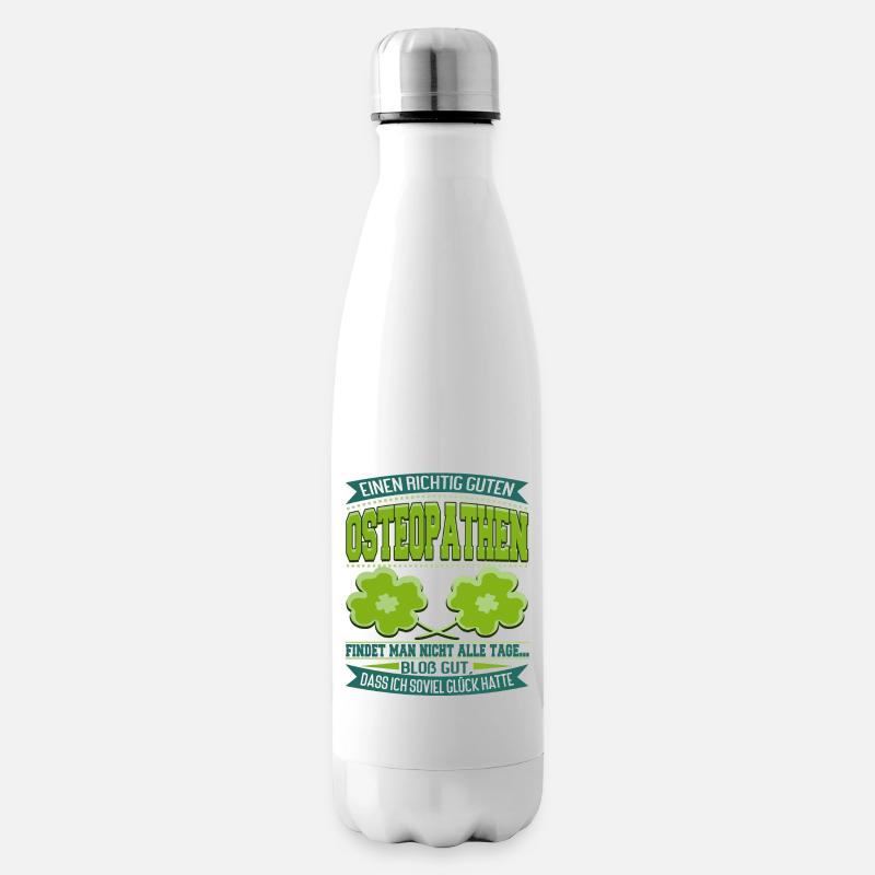Osteopath Geschenk - Isolierflasche - Weiß