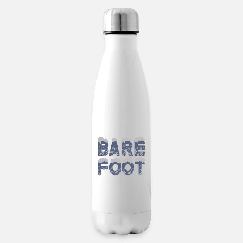 barefoot - Isolierflasche - Weiß