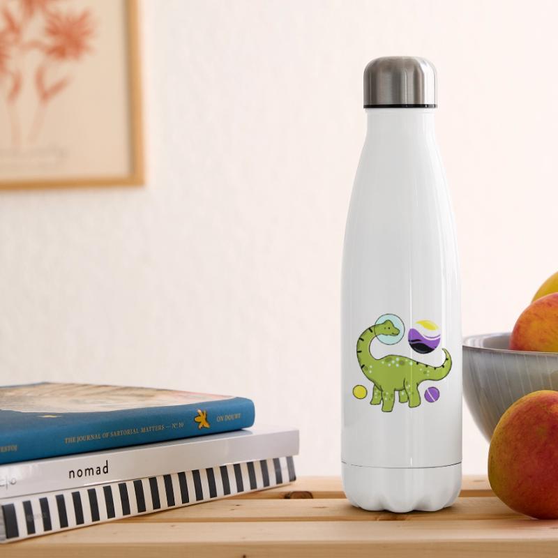 Brachiosaurus Nonbinary Pride Space Nonbinary P Insulated Water Bottle