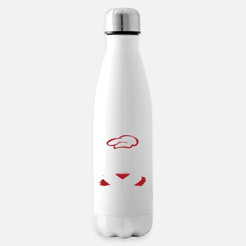 chef chef - Insulated Water Bottle - white