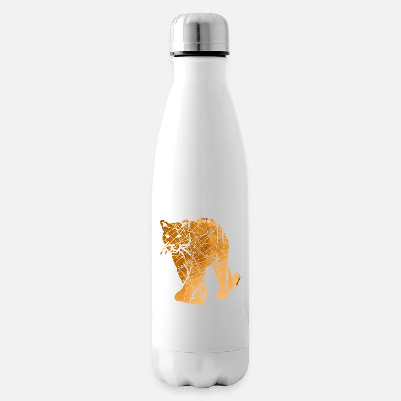 Hunting Panther - Isolierflasche - Weiß