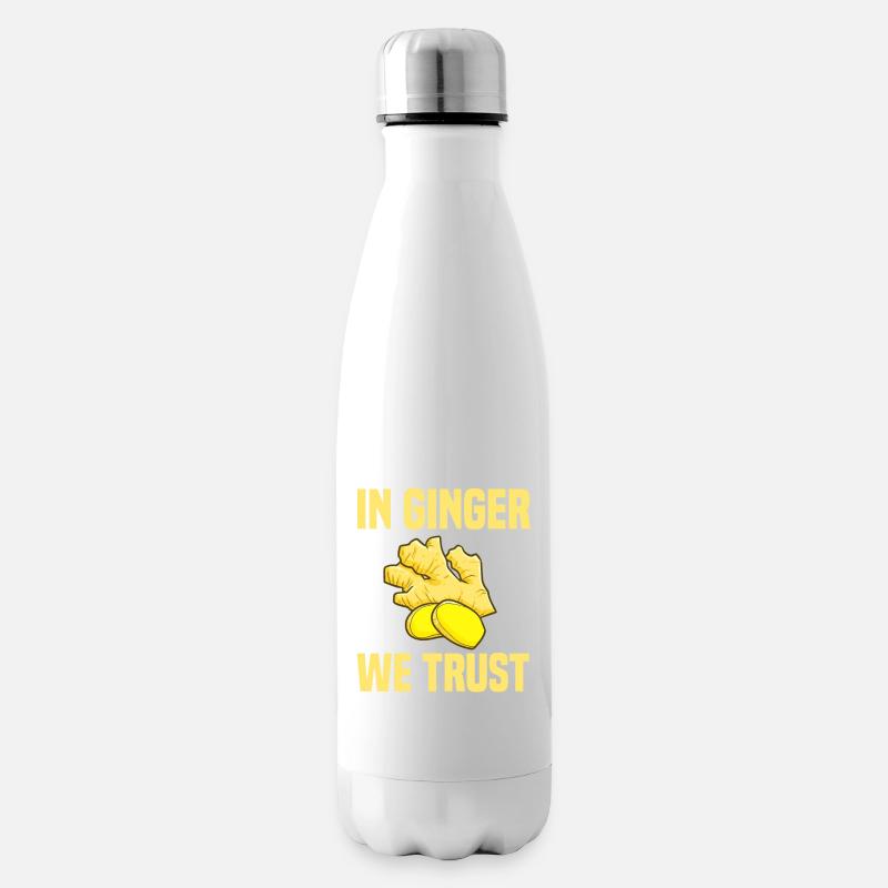 Gingembre - Bouteille isotherme - blanc
