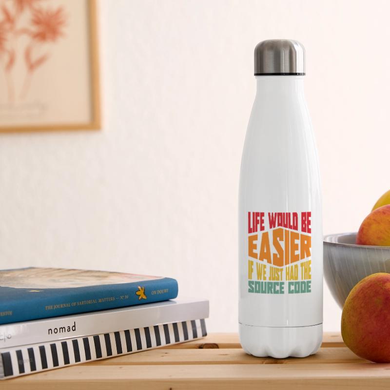 Programmer Coder Software Developer Insulated Water Bottle