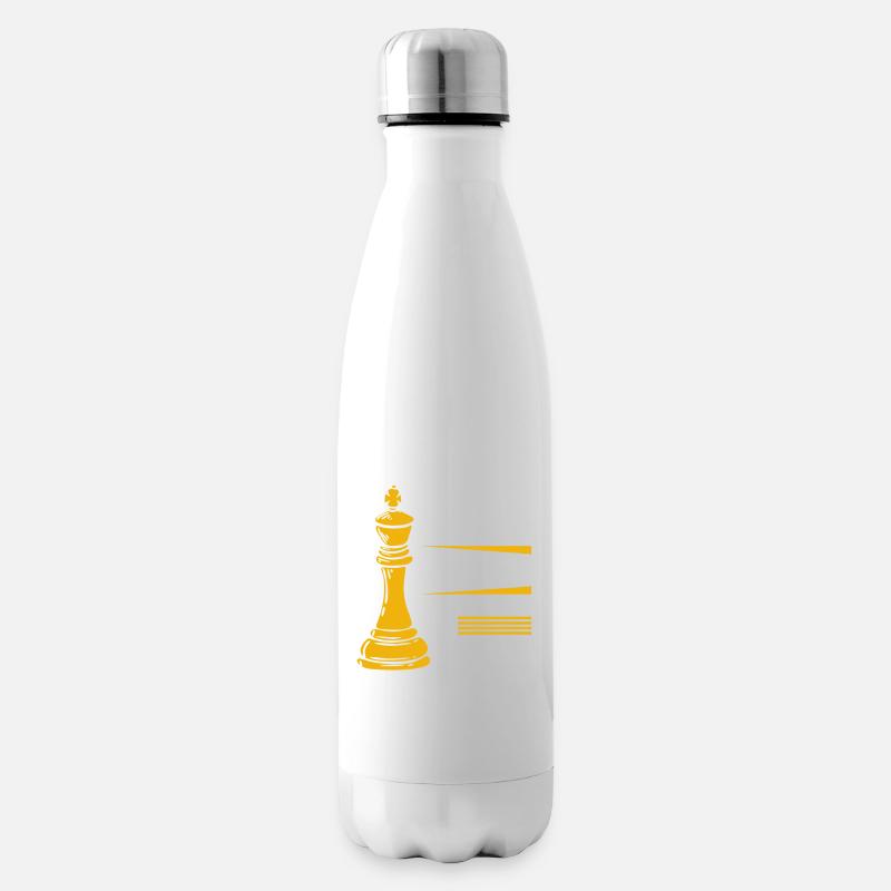Pièce d’échecs - Bouteille isotherme - blanc