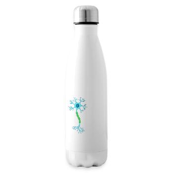 Anatomy Of Neuron Neuroscience Neurologist - Insulated Water Bottle - white - Right