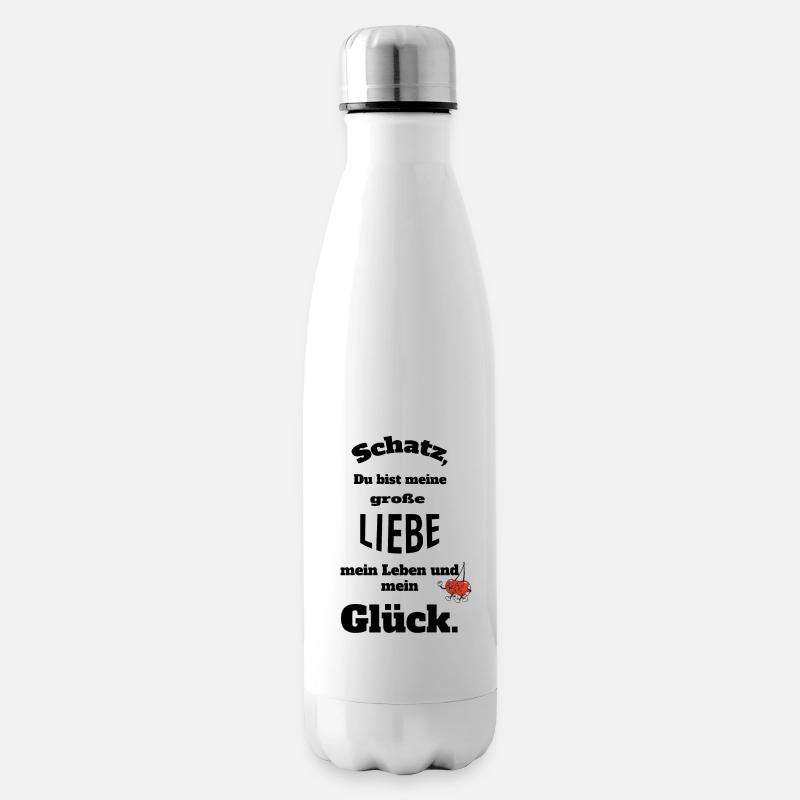 Meine große Liebe - Isolierflasche - Weiß