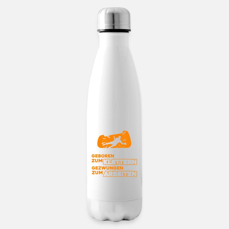 Klettern Bergsport Kletterer - Isolierflasche - Weiß