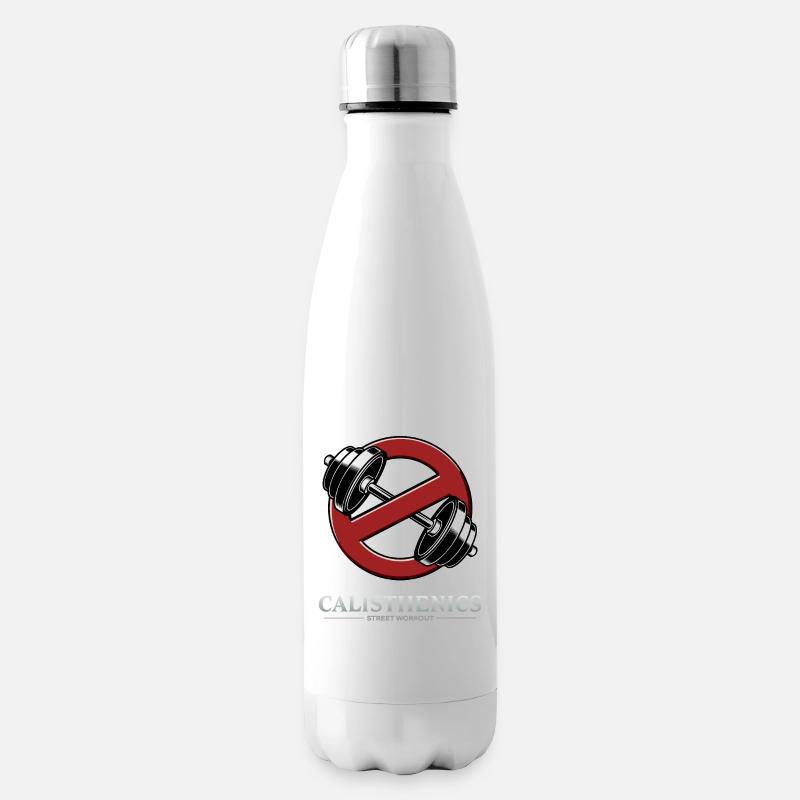 NO WEIGHTS ALLOWED - CALISTHENICS - Street Workout - Isolierflasche - Weiß