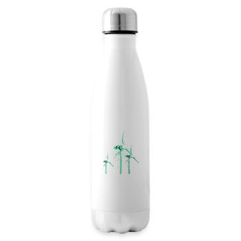 Windrad Windkraft Windenergie - Isolierflasche - Weiß - Rechts
