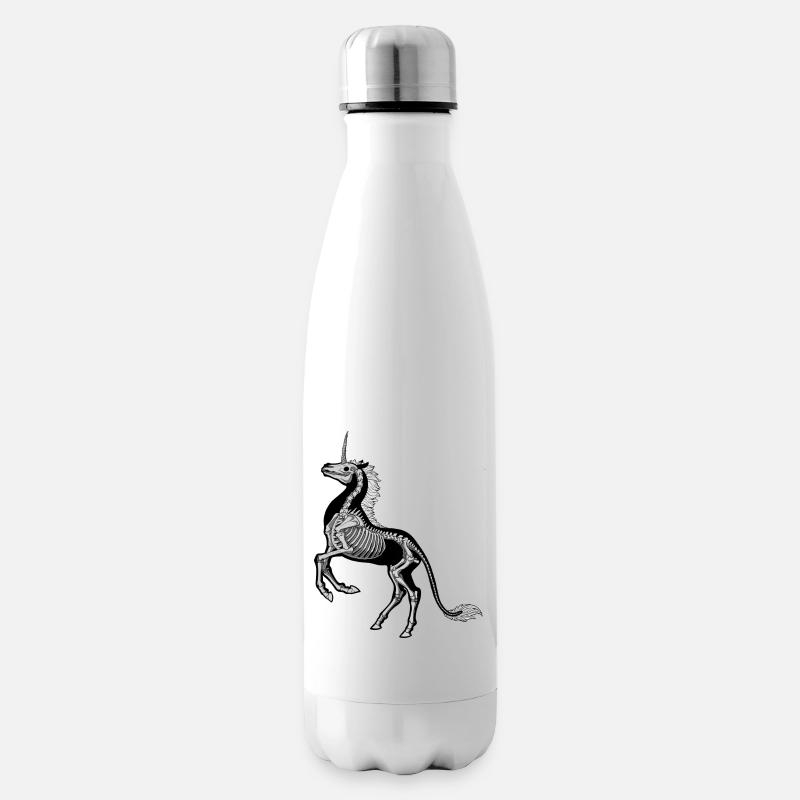 Dead Unicorn - Isolierflasche - Weiß