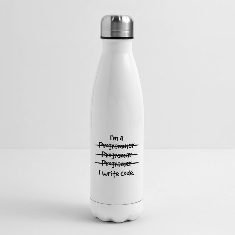 I'm A Programmer I Write Code Computer Scientist A Isolierflasche