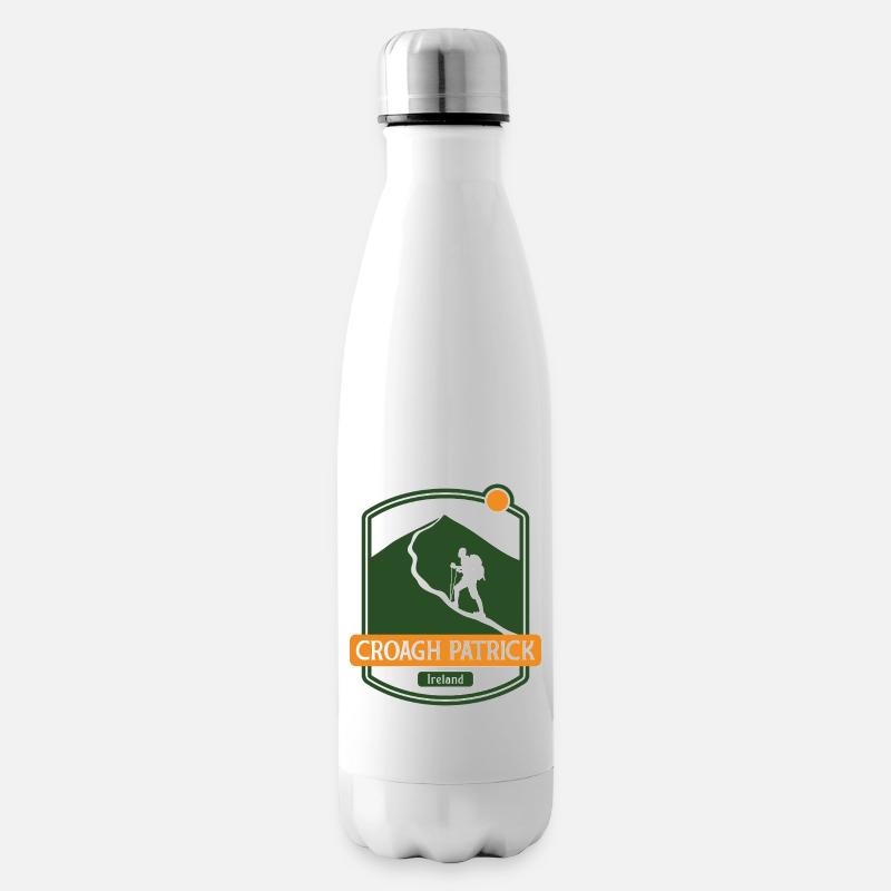 Croagh Patrick - Irland - Isolierflasche - Weiß