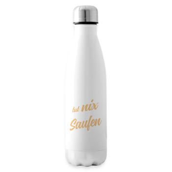Der tut nix der will nur saufen Party Polter Bier - Isolierflasche - Weiß - Rechts