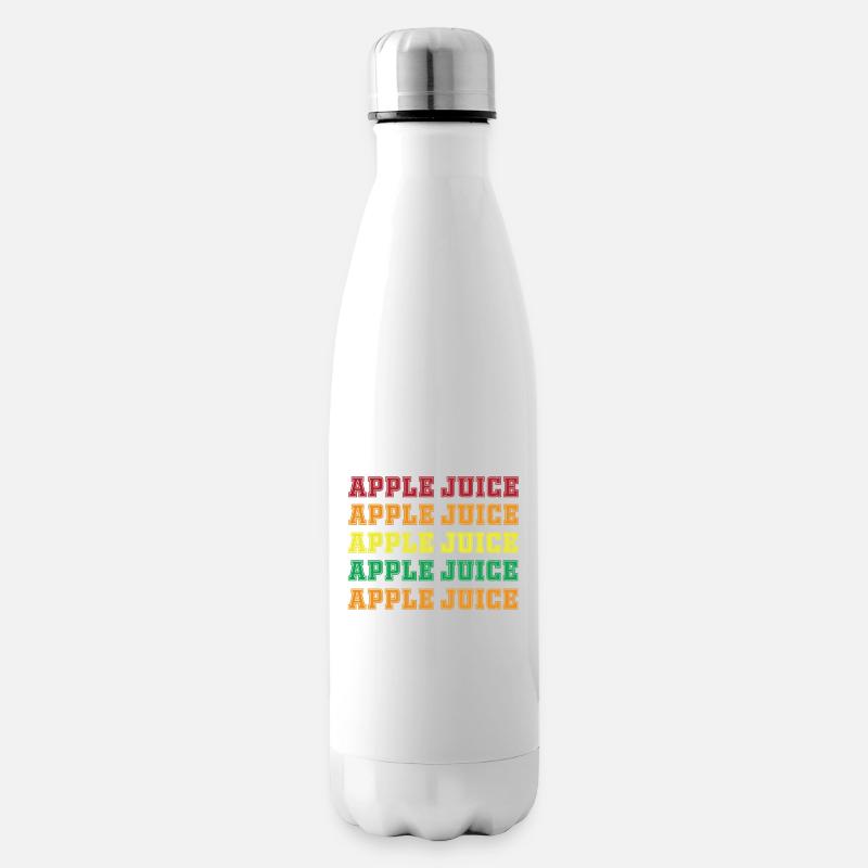 Apfelsaft - Isolierflasche - Weiß