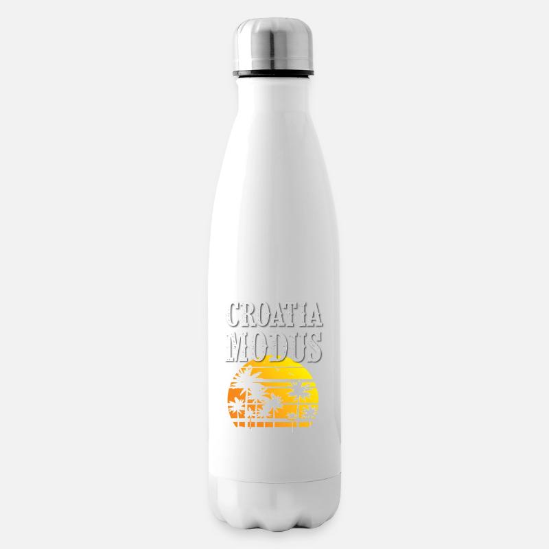 Croatia Modus - Isolierflasche - Weiß