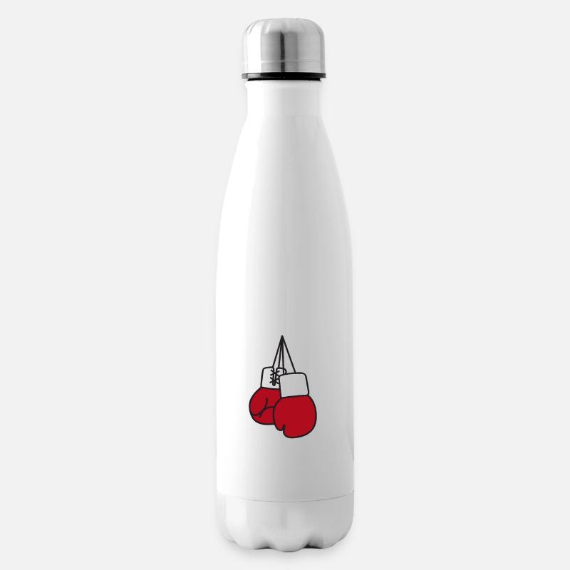 Boxlegende - Boxer Geschenkidee - Isolierflasche - Weiß