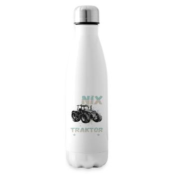 Der tut nix der will nur Traktor fahren Landwirt - Isolierflasche - Weiß - Rechts