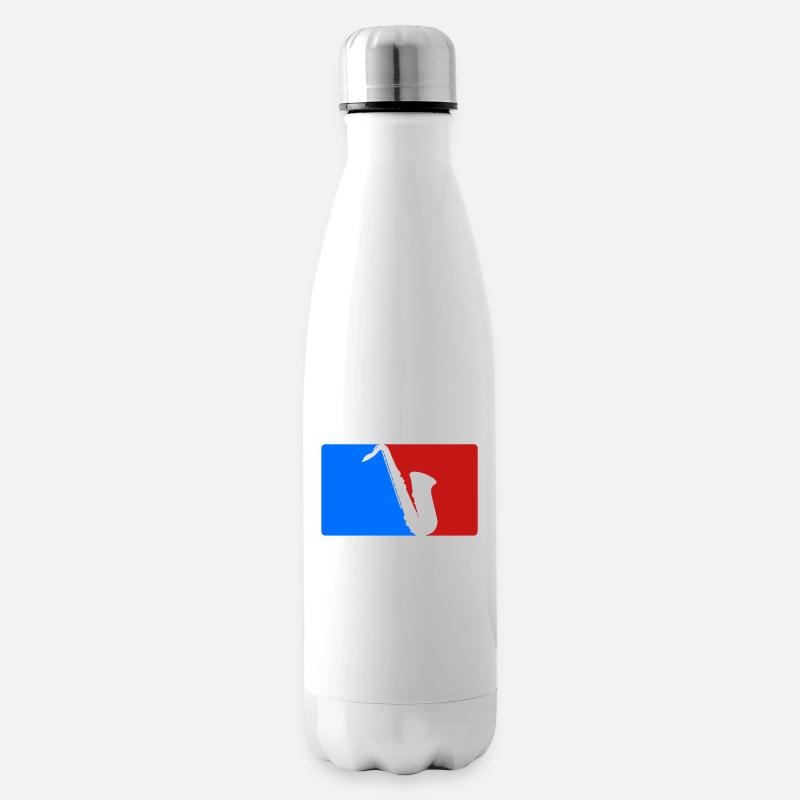 Saxophon - Isolierflasche - Weiß