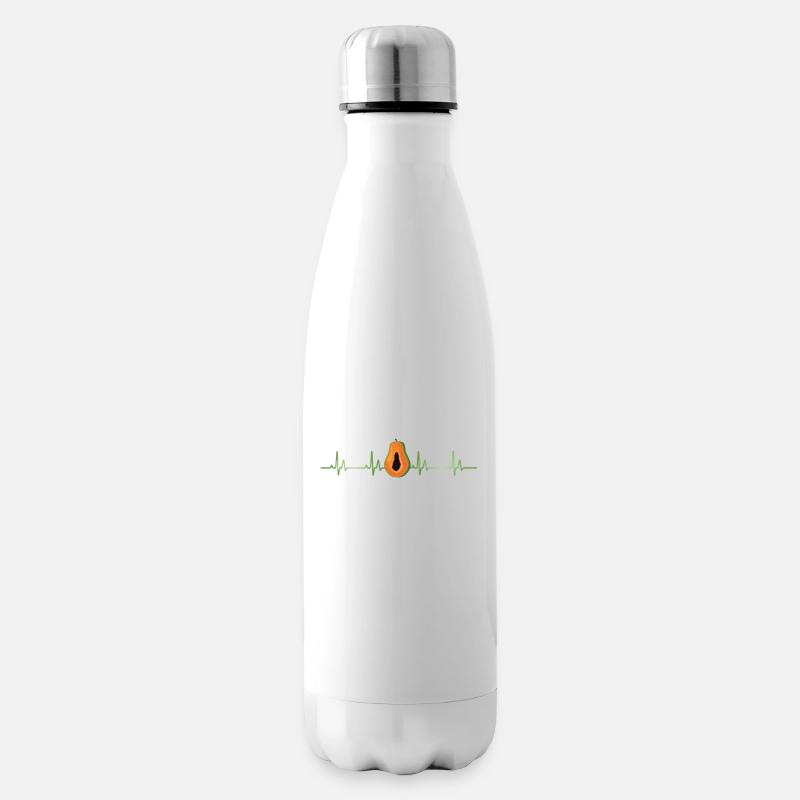 Papaya - Isolierflasche - Weiß