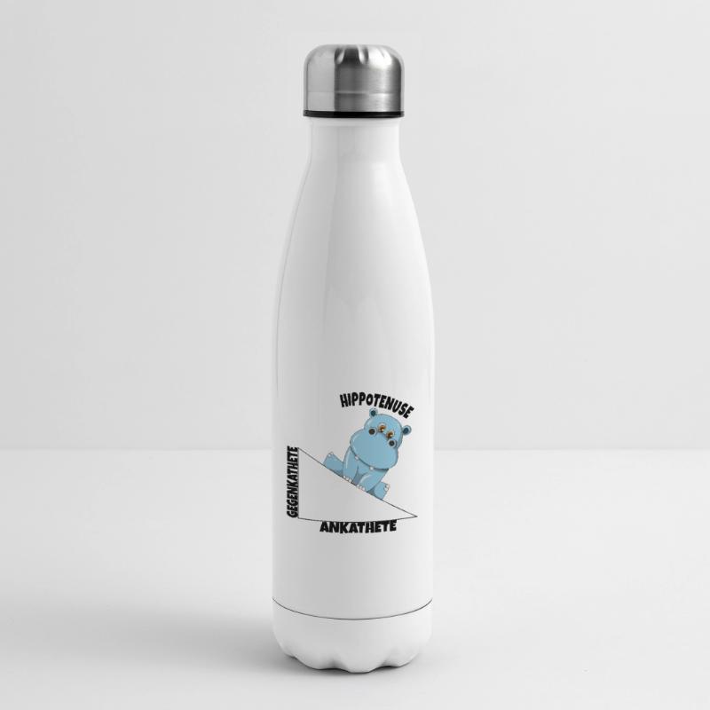 Math Hippotenuse Angular Function Hypotenuse Hippo Insulated Water Bottle