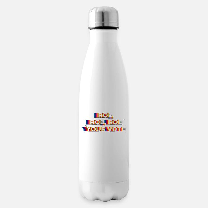 Roe, Roe, Roe votre vote - Bouteille isotherme - blanc