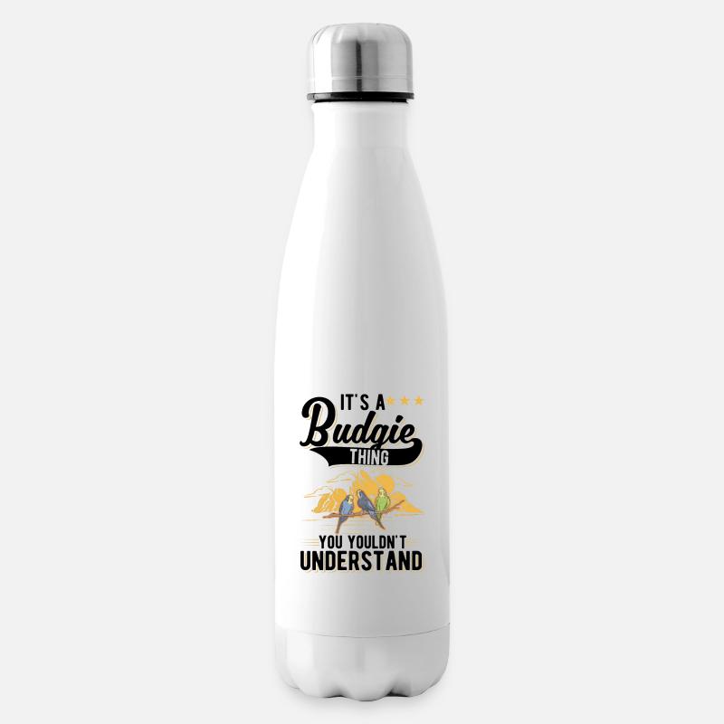 Perruche Chose Perruche Welli Perruche - Bouteille isotherme - blanc