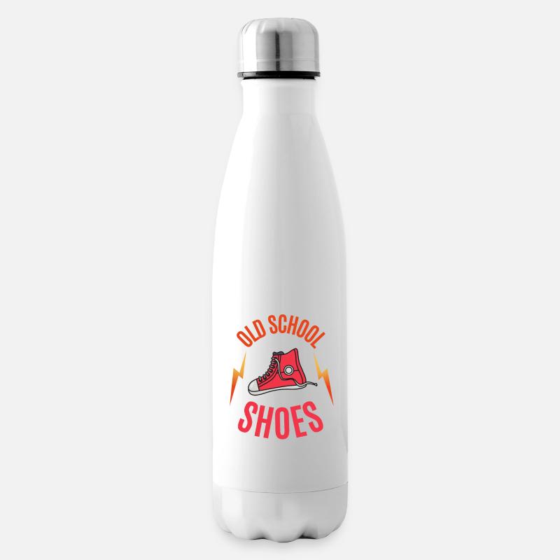 Old-School-Schuhe - Isolierflasche - Weiß