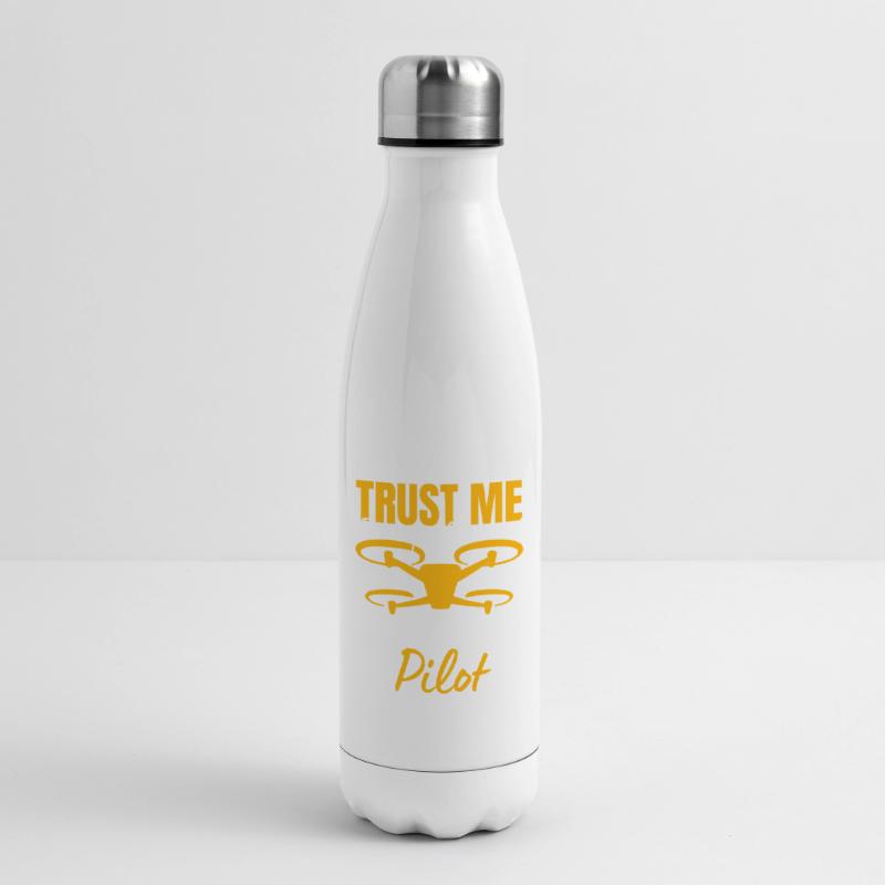 Drone Drone Pilot Drone Operator Quadcopter Insulated Water Bottle