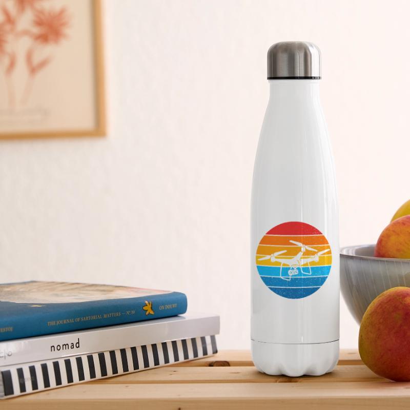 Drone Drone Pilot Drone Operator Quadcopter Insulated Water Bottle