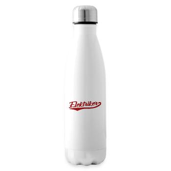Elektriker Premium Edition Vintage Handwerk Motiv - Isolierflasche - Weiß - Rechts