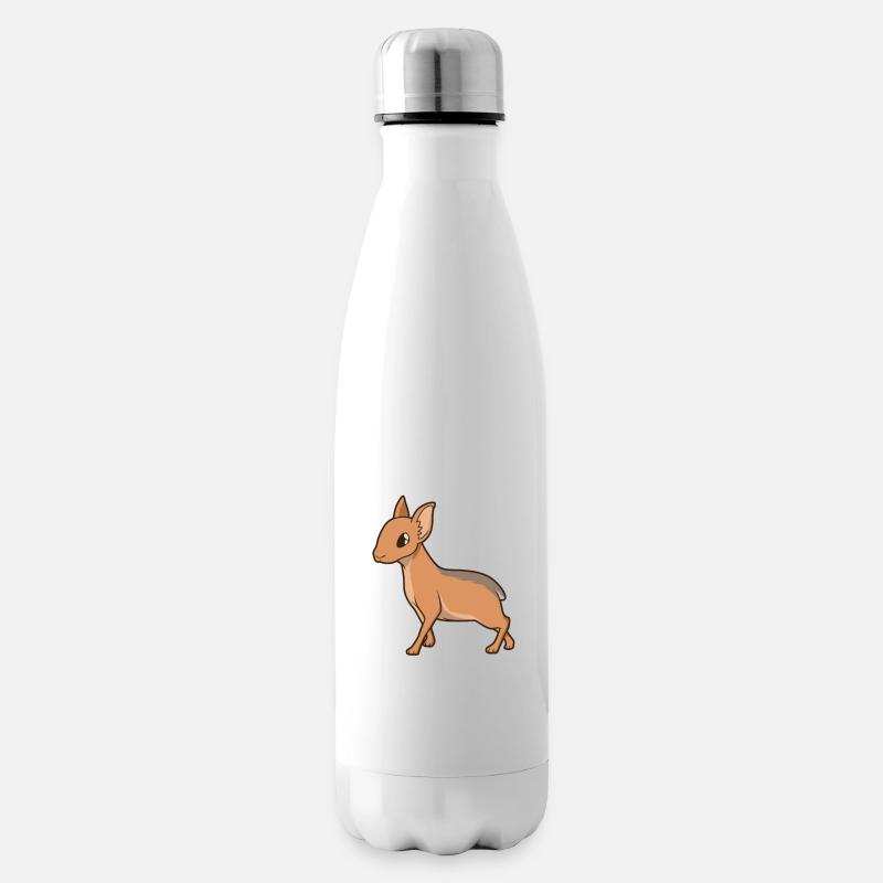 Kawaii Pampashase - Isolierflasche - Weiß