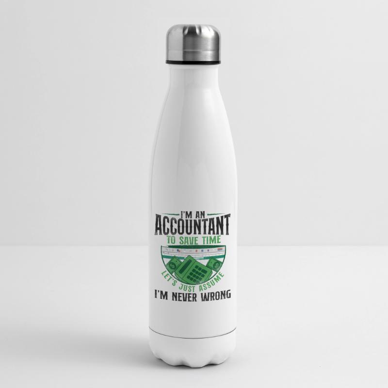 Comptable Comptable Comptable Comptabilité Bouteille isotherme