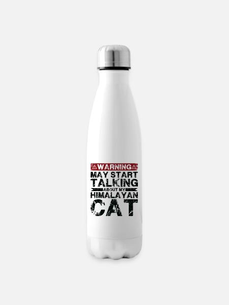 Apropos Himalaya-Katze - Isolierflasche - Weiß
