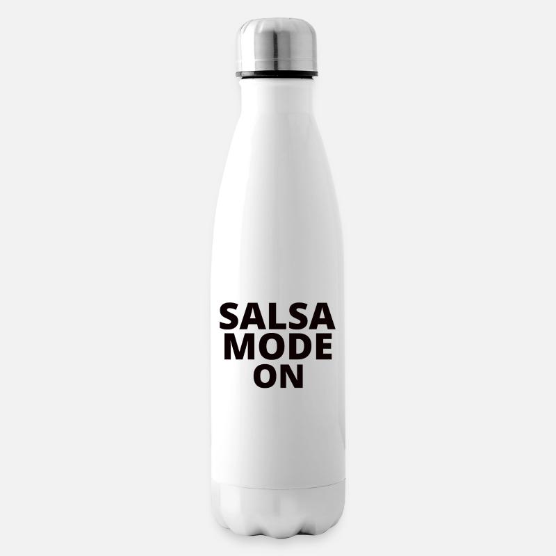 Salsa Musik Salsa Tanz - Isolierflasche - Weiß