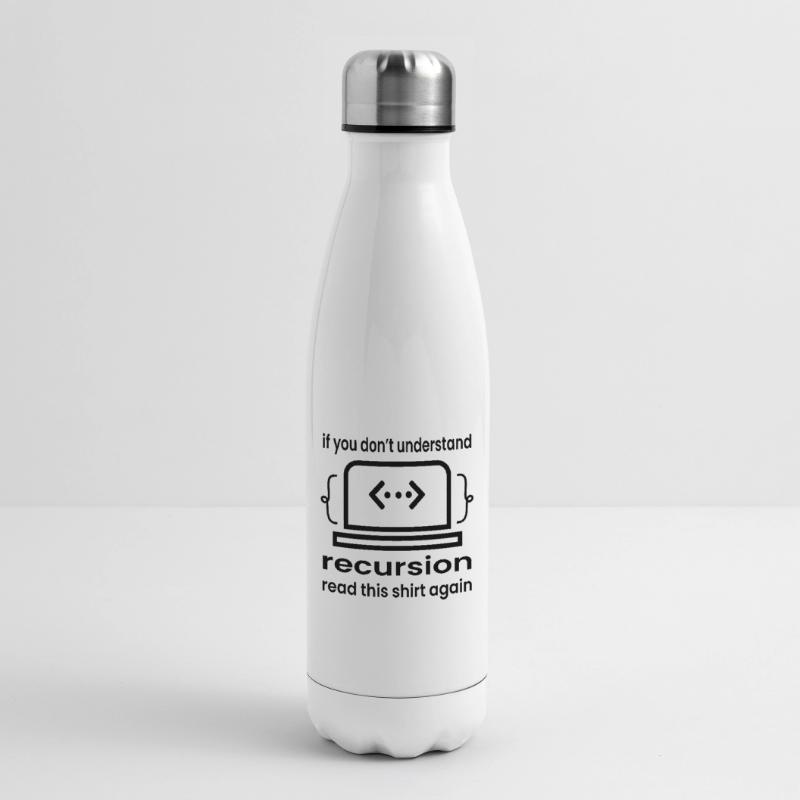 Software Developer Programmer Gift Insulated Water Bottle
