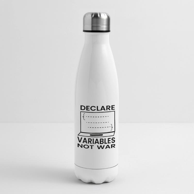 Software Developer Programmer Gift Insulated Water Bottle