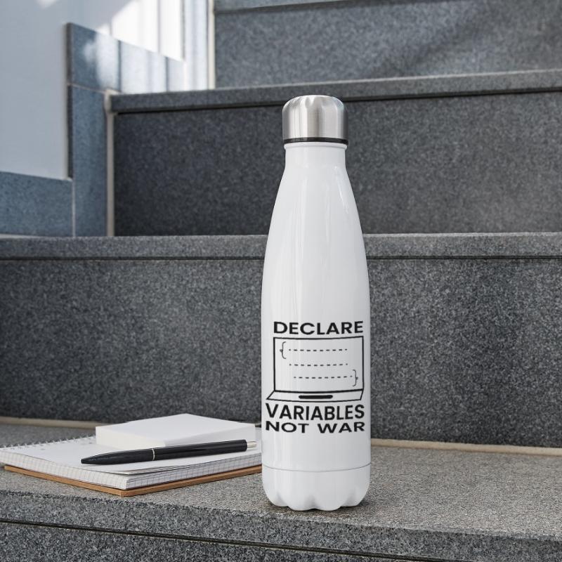 Software Developer Programmer Gift Insulated Water Bottle