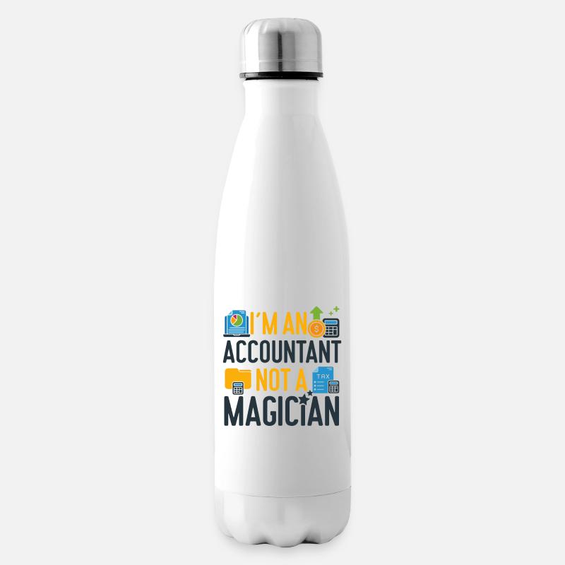 Accountant Bookkeeper Accounting - Isolierflasche - Weiß