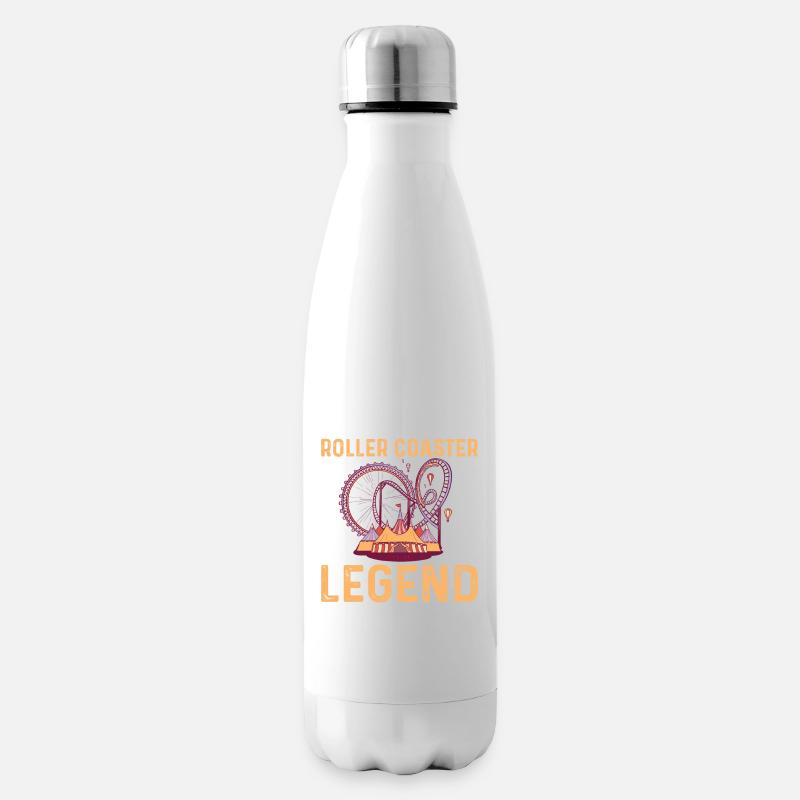 Achterbahn Legende - Isolierflasche - Weiß