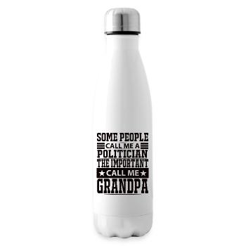 Politician Politician Grandfather Mayor Grandpa - Insulated Water Bottle - white - Right