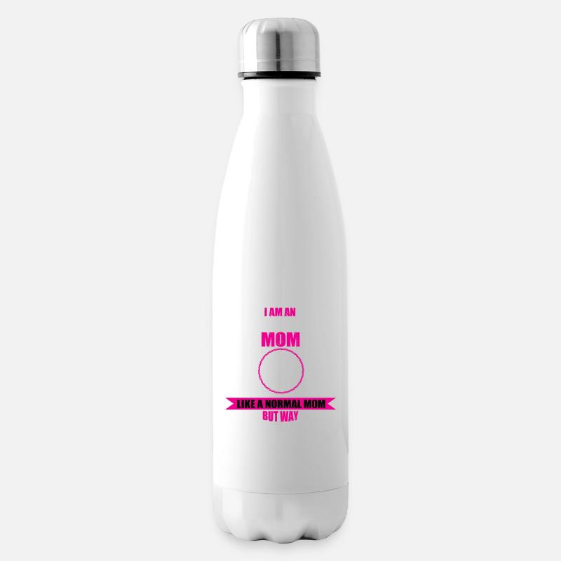 Baggerfahrer Mama - Isolierflasche - Weiß