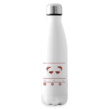 Alles was ich für Weihnachten Brauche ist WEIN - Isolierflasche - Weiß - Rechts