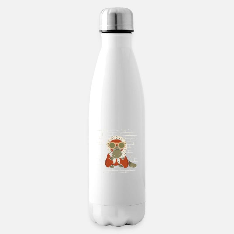 Schnabeltier Platypus - Isolierflasche - Weiß